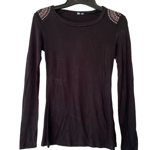 Marciano Black Embellished Top - Size XS - Picture 3 of 6